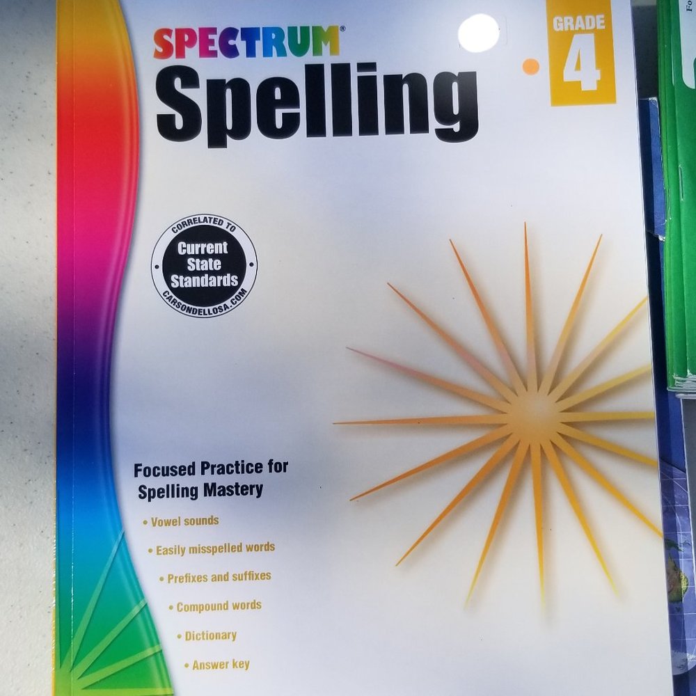 Spectrum Spelling Grade 4